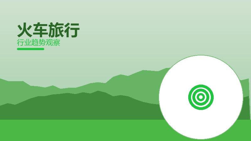 火车旅行配图