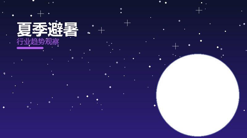夏季避暑配图